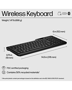 HP 475 Dual-Mode Wireless Keyboard