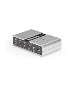 StarTech.com 7.1 USB Audio Adapter External Sound Card with SPDIF Digital Audio