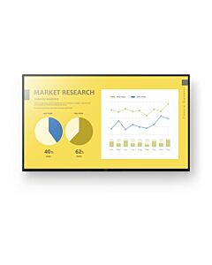 Sony FW-43EZ20L Signage Display Digital signage flat panel 109.2 cm (43") LED Wi-Fi 350 cd/m² 4K Ultra HD Black Android 16/7 FW-43EZ20L