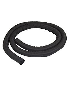 StarTech.com 6.5' (2m) Cable Management Sleeve - Flexible Coiled Cable Wrap - 1.0-1.5" dia. Expandable Sleeve - Polyester Cord Manager/Protector/Concealer - Black Trimmable Cable Organizer