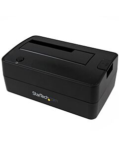 StarTech.com Single Bay USB 3.1 to SATA Hard Drive Docking Station, USB 3.1 (10 Gbps) Hard Drive Dock, External 2.5/3.5" SATA III HDD/SSD Docking Station, Top-Loading Hard Drive Bay