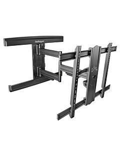 StarTech.com TV Wall Mount for up to 80 inch (110lb) VESA Mount Displays - Low Profile Full Motion Universal TV Wall Mount Bracket - Heavy Duty Adjustable Tilt/Swivel Articulating Arm