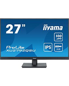 iiyama ProLite 27” QHD IPS technology panel with USB hub and 100Hz refresh rate