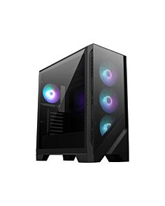 MSI MAG Forge 320R AIRFLOW Micro Tower Black, Transparent