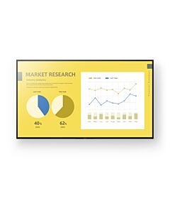 Sony FW-65EZ20L Signage Display Digital signage flat panel 165.1 cm (65") LCD Wi-Fi 350 cd/m² 4K Ultra HD Black Android 16/7 FW-65EZ20L
