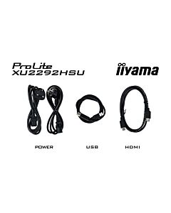 iiyama ProLite XU2292HSU-B6 computer monitor 54.6 cm (21.5") 1920 x 1080 pixels Full HD LED Black XU2292HSU-B6