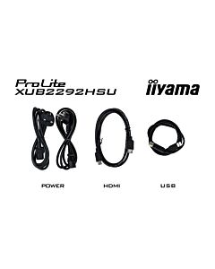 iiyama ProLite 21.5” IPS technology panel with height adjustable stand and 100Hz refresh rate