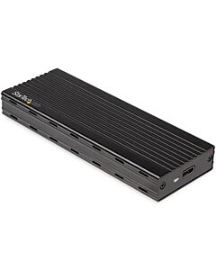 StarTech.com USB-C 10Gbps to M.2 NVMe SSD Enclosure - Portable External M.2 NGFF PCIe Aluminum Case - 1GB/s Read/Write - Supports 2230, 2242, 2260, 2280 - TB3 Compatible - Mac & PC