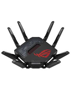 ASUS ROG Rapture GT-BE98 wireless router 10 Gigabit Ethernet Quad-band (2.4 GHz / 5 GHz-1 / 5 GHz-2 / 6 GHz) Black