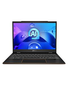 MSI Summit E13 AI Evo A1MTG-002UK Intel Core Ultra 7 155H Hybrid (2-in-1) 33.8 cm (13.3") Touchscreen Full HD+ 32 GB LPDDR5-SDRAM 1 TB SSD Wi-Fi 7 (802.11be) Windows 11 Pro Black