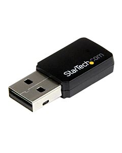 StarTech.com USB 2.0 AC600 Mini Dual Band Wireless-AC Network Adapter - 1T1R 802.11ac WiFi Adapter USB433WACDB