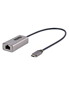 StarTech.com USB-C to Ethernet Adapter, USB 3.0 to Gigabit Ethernet Network Adapter - 10/100/1000 Mbps, USB-C to RJ45 Ethernet Adapter (GbE), 12in Attached Cable, Driverless Install US1GC30B2