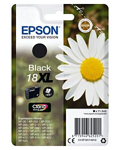 Epson Daisy Singlepack Black 18XL Claria Home Ink