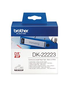 Brother DK-22223 printer label White