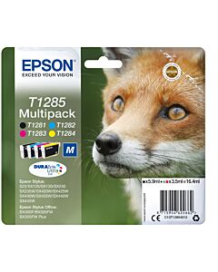 Epson Fox Multipack 4-colours T1285 DURABrite Ultra Ink