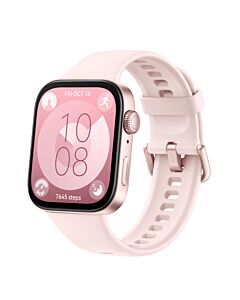 Huawei WATCH Fit 3 4.62 cm (1.82") AMOLED Digital 408 x 480 pixels Touchscreen Pink Wi-Fi GPS (satellite)