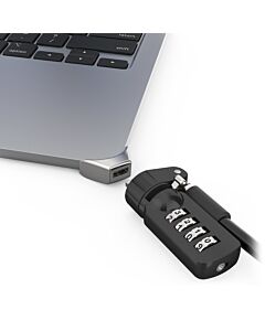 Compulocks Ledge adapter for MacBook Air 15" M2 and M3 with Combination Cable Lock MBALDG05CL