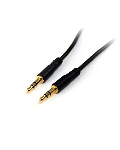 StarTech.com 10 ft Slim 3.5mm Stereo Audio Cable - M/M