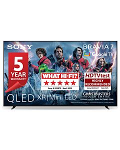 Sony BRAVIA 7 QLED (XR l Mini LED) 55 Inch 4K HDR Google Smart TV (2024) | Gaming Features for PlayStation 5, IMAX Enhanced, Dolby Vision Atmos, Checast, AirPlay, 120Hz