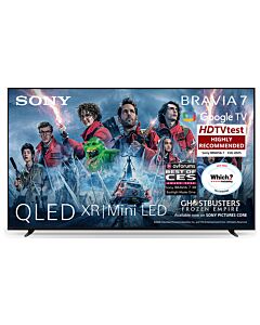 Sony BRAVIA 7 QLED (XR l Mini LED) 65 Inch 4K HDR Google Smart TV (2024) | Gaming Features for PlayStation 5, IMAX Enhanced, Dolby Vision Atmos, Chromecast, AirPlay, 120Hz