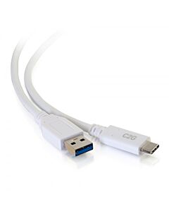C2G 3m USB-C® to USB-A SuperSpeed USB 5Gbps Cable M/M - White