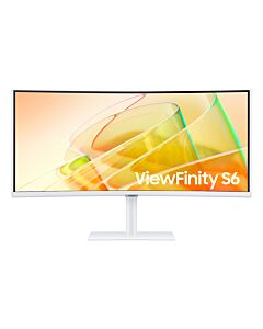 Samsung LS34C650TAU Computer Monitor 86.4 cm (34") 3440 x 1440 pixels 4K Ultra HD LED White