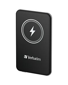 Verbatim Charge 'n' Go Magnetic Wireless Power Bank 5000mAh Black
