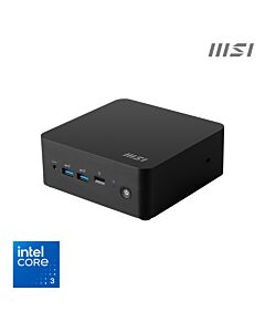 MSI Cubi NUC 1M Intel Core 3 100U (14th Gen) Barebone, NUC, SFF, Mini Computer, HTPC, (NO RAM, NO Storage, NO OS), Intel Graphics/DDR5/Dual ThunderBolt 4/Dual HDMI/Dual LAN/WiFi 6E/BT 5.3/VESA