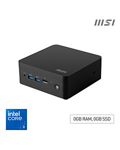 MSI Cubi NUC 1M Intel Core 3 100U (14th Gen) Barebone, NUC, SFF, Mini Computer, HTPC, (NO RAM, NO Storage, NO OS), Intel Graphics/DDR5/Dual ThunderBolt 4/Dual HDMI/Dual LAN/WiFi 6E/BT 5.3/VESA CUBI NUC 1M I3 100U BB