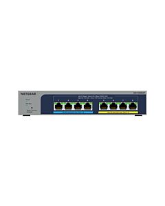 NETGEAR 8-port Ultra60 PoE++ Multi-Gigabit (2.5G) Ethernet Plus Switch Managed L2/L3 2.5G Ethernet (100/1000/2500) Power over Ethernet (PoE) Grey