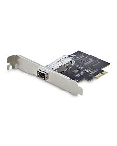 StarTech.com 1-Port GbE SFP Network Card, PCIe 2.1 x1, Intel I210-IS, 1GbE Controller, 1000BASE Copper/Fiber Optic, Single-Port Gigabit Ethernet NIC, Desktop/Server Backplanes - Windows and Linux Compatible