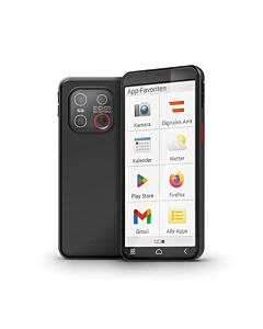 Emporia emporiaSMART.6lite 13.8 cm (5.45") Android 13 4G USB Type-C 6 GB 128 GB 3600 mAh Black, Silver