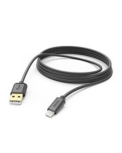 Hama 00201582 lightning cable 3 m Black