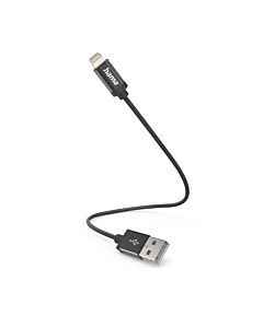 Hama 00201578 lightning cable 0.2 m Black 00201578