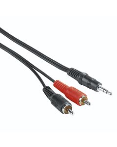 Hama 00205106 audio cable 2 m 3.5mm 2 x RCA Black, Red