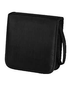 Hama CD Wallet Nylon 20, black 20 discs