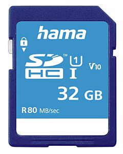 Hama 00124135 memory card 32 GB SDHC UHS-I Class 10