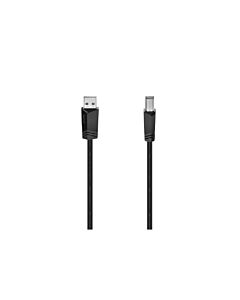 Hama 00200602 USB cable USB 2.0 1.5 m USB A USB B Black 00200602