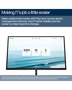 HP Poly Studio E60 Smart Camera 4K MPTZ with 12x Optical Zoom 9W1A6AA#AC3