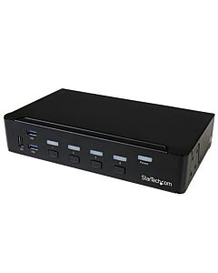 StarTech.com 4-Port DisplayPort KVM Switch - USB 3.0 - 4K 30Hz SV431DPU3A2