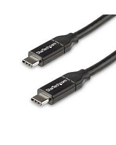 StarTech.com USB-C to USB-C Cable w/ 5A PD - M/M - 0.5 m - USB 2.0 - USB-IF