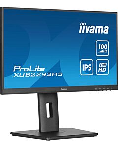 iiyama ProLite 21.5” IPS 3-side borderless monitor with height-adjustable stand for multi-monitor set-ups