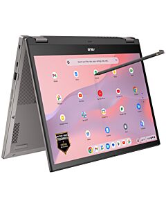 ASUS Chromebook CX34 Flip CB3401FBA-LZ0678 Intel® Core™ i5 i5-1235U 35.6 cm (14") Touchscreen WUXGA 8 GB LPDDR4x-SDRAM 256 GB SSD Wi-Fi 6E (802.11ax) ChromeOS Grey