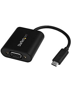 StarTech.com USB-C to VGA Adapter - with Presentation Mode Switch - 1920x1200