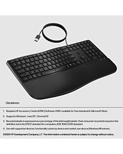 HP 485 Comfort Wired Keyboard