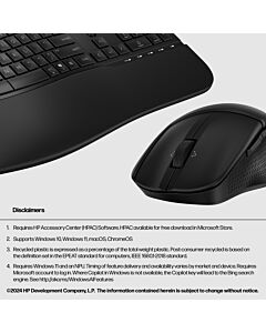 HP 685 Comfort Dual-e Keyboard and Mouse Combo 8T6L7UT#ABU