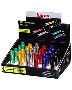 Hama 2in1 Black, Blue, Gold, Green, Red, Silver Hand flashlight LED