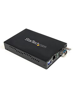 StarTech.com 1000 Mbps Gigabit Single e Fiber Media Converter LC 40 km ET1000S40LC2