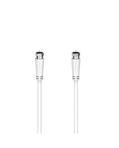 Hama 00205064 coaxial cable 3 m F White