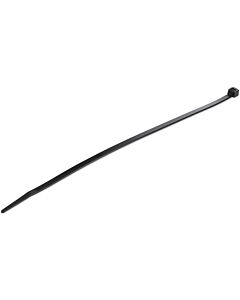 StarTech.com 10"(25cm) Cable Ties - 1/8"(4mm) wide, 2-5/8"(68mm) Bundle Diameter, 50lb(22kg) Tensile Strength, Nylon Self Locking Zip Ties w/Curved Tip, 94V-2/UL Listed, 1000 Pack - Black